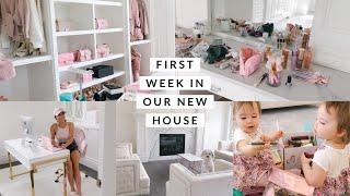 FIRST WEEK IN OUR NEW HOUSE VLOG!!