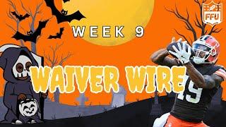 Week 9 Waiver Wire Must Adds And NFL News!