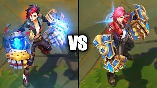 Arcane Brawler Vi vs Arcane Vi Final Update Comparison (League of Legends)