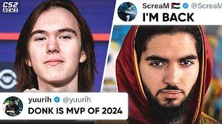 YUURIH NAMES DONK AS MVP OF 2024, SCREAM RETURNS TO CS, AQUARIUS BANNED ON TWITCH