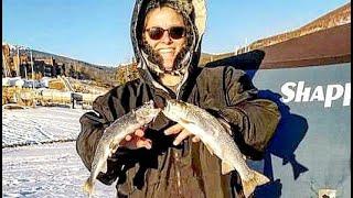 Ice Fishing Lake Dillon, Colorado (Rainbow Trout)