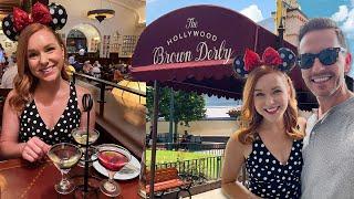 Our First Time Eating At Hollywood Brown Derby at Disney's Hollywood Studios + Indiana Jones Bar!