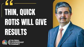 Uday Kotak's 'ROTI' Formula To Improve India's Growth | CNBC TV18 Global Leadership Summit