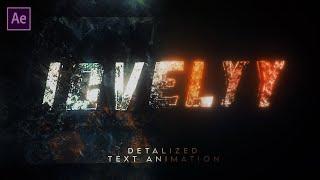 Detalized Text Like icvelyy | After Effects AMV Tutorial (PROJECT FILE)