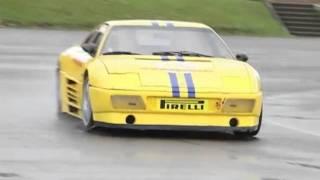 Ferrari 348 Challenge on a Skid Pan