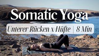 Somatisches Yoga & Übungen | Hüfte & unterer Rücken | 8 Minuten | Anspannung lösen | Nervensystem