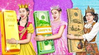 Poor vs Rich vs Giga Rich Princess At The Contest!