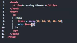 Codecademy PHP 2013- Arrays In PHP