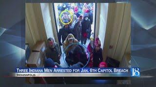 3 Indianapolis-area men arrested on Capitol riot charges