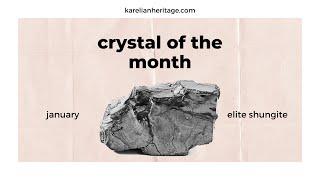 Elite Shungite: Crystal of the Month