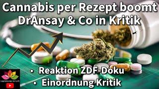 Cannabis als Medizin online kaufen per Rezept boomt, DrAnsay & Co / Reaktion Kritik ZDF-Doku / Infos