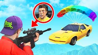 Snipers vs Flying Cars in GTA 5!