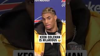 New Bills rookie WR Keon Coleman's first press conference is comedy  (via @wkbwbuffalo)