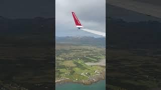 Just Few minutes before landing in the arctic  #norway #tromsø #northernnorway #flight #aviation