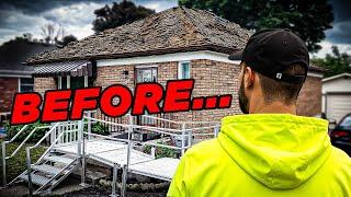 Nobody wanted to HELP him and his roof was FALLING APART until we knocked on his door