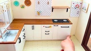 Mini kitchen set installation  ORCARA kitchen  ASMR 