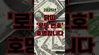 2025년 닭띠 ‘로또 번호’ 호명합니다! #닭띠 #닭띠운세 #닭띠사주 #닭띠궁합 #로또번호