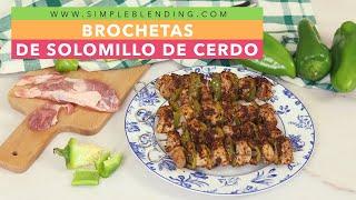 DELICIOSAS BROCHETAS ESPECIADAS EN FREIDORA DE AIRE | Brochetas de tacos de cerdo en freidora