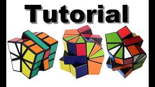 Aprenda a resolver o cubo mágico Square - 1 |  Tutorial Square one