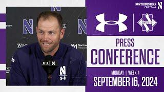 Football - Week 4 Press Conference (9/16/2024)