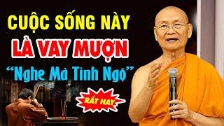 Cuộc sống vay mượn không có gì thật là của mình - Hòa Thượng Viên Minh (nghe mà thấm)