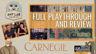 Carnegie Board Game Playthrough Review by Ant Lab Games