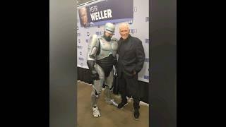 Robocop Meets Peter Weller at Dallas Fan Expo 2023 #cosplay #shorts #shorts #robocop #3dprinting