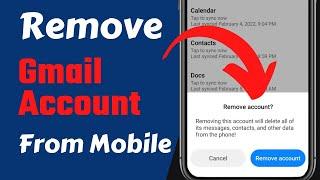 How to Remove Google Account From Android Phone
