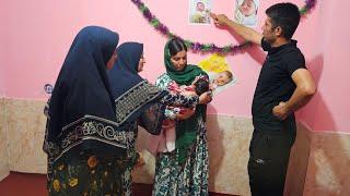 The bedroom is full of baby photos and a new birth certificate! The celebration of Sogra and Jamal!