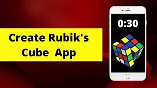 How to create Rubik's Cube App in MIT App Inventor with timer | App Inventor Game