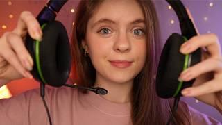 ASMR With Noise Canceling Headphones?! Personal Attention Makeup, nails, & Gentle sounds