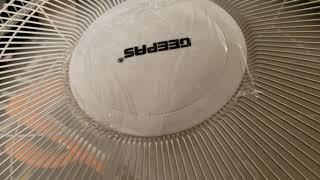 a quick video of a strange fan (geepas 16 inch orbit fan)