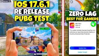 iOS 17.6.1 Update PUBG TEST • Finally ZERO LAG? Battery Performance - Best For Gamer’s • Five op