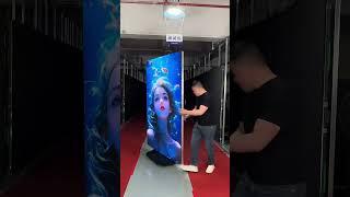 Believe it or not, this LED poster screen is about to take 2025 by storm! #ledinnovation #leddisplay