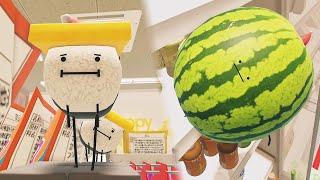 Hide and seek with Tamago Sushi, Watermelon in Secret Staycation [Roblox]