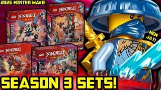 SEASON 3 SETS ARE HERE!!!  Ninjago Dragons Rising 2025 Winter Sets Revealed! Season 3 News!