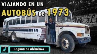 Viajando por solo $15 pesos a la Laguna de Alchichica | Autobús clásico |