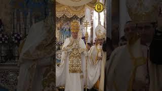 27th March. The Holy Father, Pope Peter III, during the Pontifical Mass.