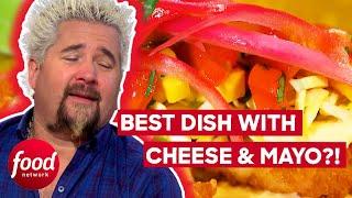 American Cheese & Mayo Are Key Ingredients To This Upscale Dish Challenge! | Guy's Grocery Games