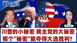 川普的小秘密 民主党的大秘密 哪個"秘密"能夺得大选胜利？《天高海阔》2024.10.31