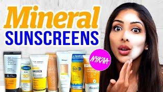 Mineral Sunscreens rated- Nykaa edition by Dr V