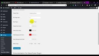 How to add a News Ticker in WordPress | How to create post headline news ticker in WordPress site