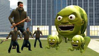 LIN GANG MELON HUNTER VS AXEMAN ARMY In Garry`s Mod!