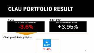 CLAU 01 2024 Result | Trading Strategies and Portfolio | Best Stocks 2024 | AI Trading