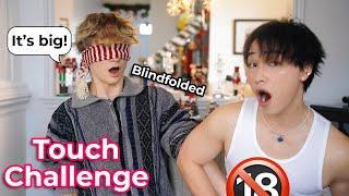 I Want To Touch Your...  Blindfolded Touch My Body Challenge  Cute Gay Couple