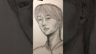 drawing Shinyu from TWS#tws #shinyu #drawing #art #kpop #bored #creative #comfort #straykids