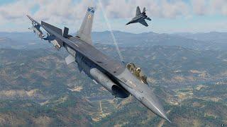 F-16 VS 2 MIG-29 DOGFIGHT - War Thunder