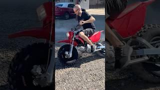 Big Bore Honda CRF110 Test Ride #pitbike #dirtbike #shorts