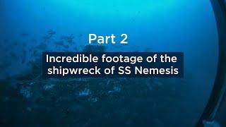 Incredible footage of the shipwreck of SS Nemesis captured by CSIRO research vessel Investigator P.2