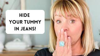 5 Tips To Hide Your Belly When You Wear Jeans - For Women Over 40